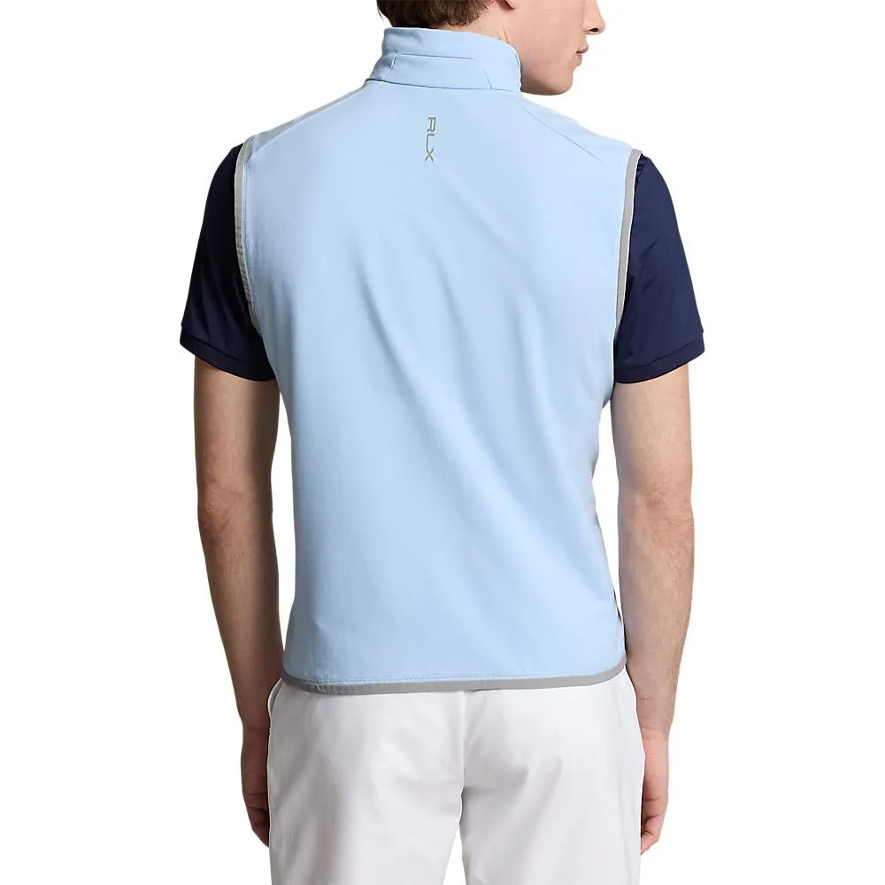 RLX Ralph Lauren Panelled Stretch Terry Golf Vest  - Office Blue