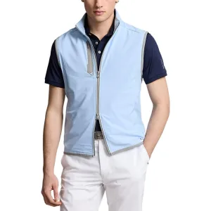 RLX Ralph Lauren Panelled Stretch Terry Golf Vest  - Office Blue