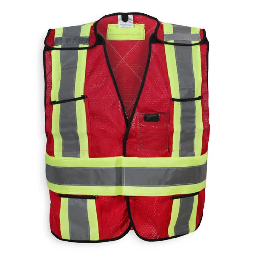 Safety Vest 100% Polyester Soft Mesh