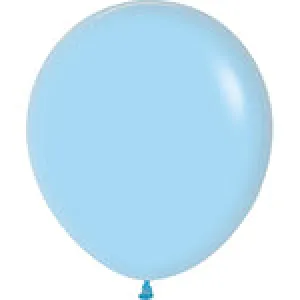 Sempertex 18" Pastel Matte Blue 25/pk