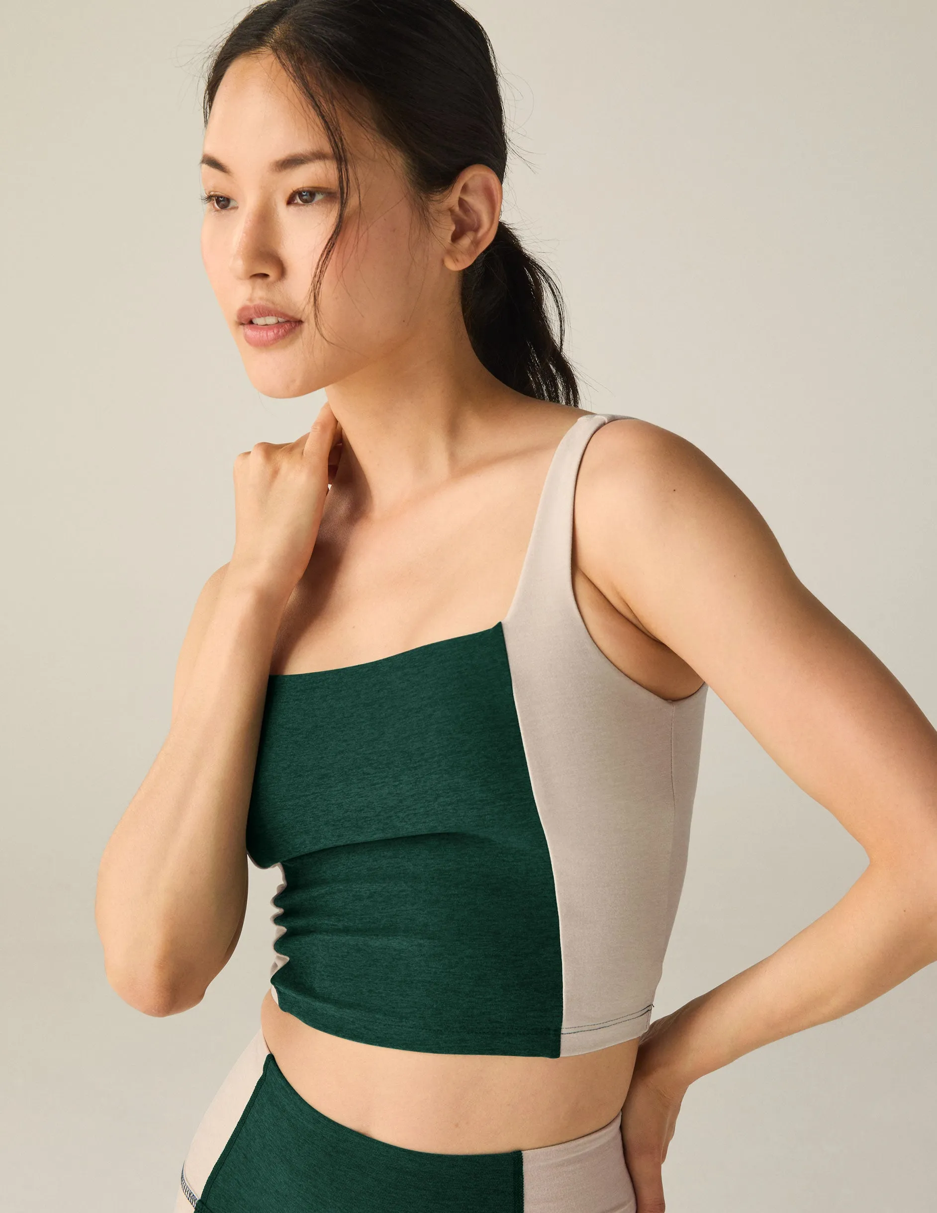 Spacedye Vitality Colorblock Cropped Tank