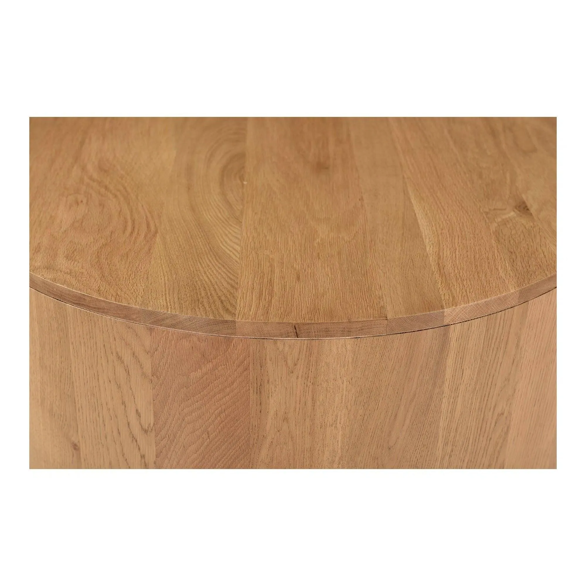 Theo Natural Wood Oval Coffee Table