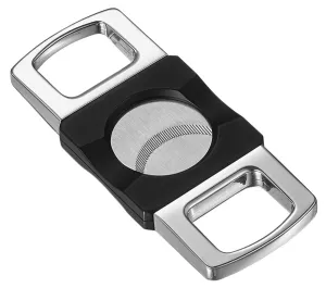 Visol Crater Matte Black  Cigar Cutter