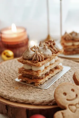 X'mas Gingerbread Petit Mille Feuille